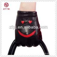 fashion sheep leather sheel women cute winter leather glove
